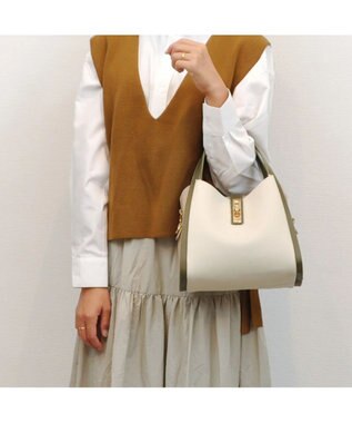 UNBILLION cachecache 3レイヤーヒネリ金具2wayトート