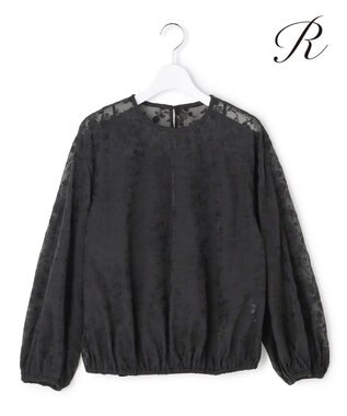 23区 【R(アール)】エンブロイダリーフラワー ブラウス