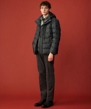 JOSEPH ABBOUD 【キングサイズ・ウエストも伸びる！/ストレッチ/暖かい/オーガニック】オーガニックカルゼストレッチ パンツ グレー系