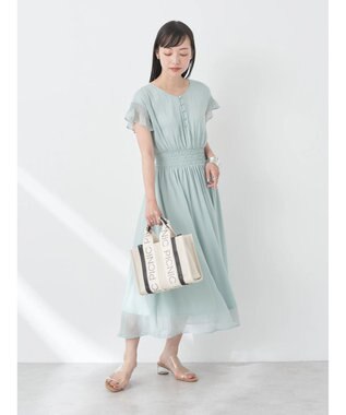 earth music&ecology シャーリングワンピース Black