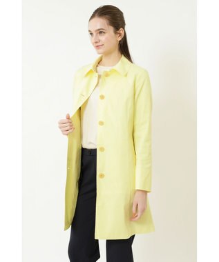 DAKS シングルステンカラーコート ライトイエロー