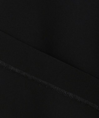 23区 【洗える】トリアセダブルジョーゼット ワンピース ブラック系