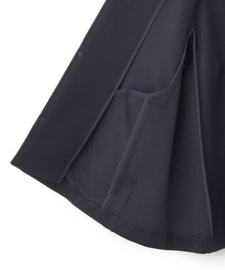 UNFILO ダブルフェイス ショートコート ネイビー