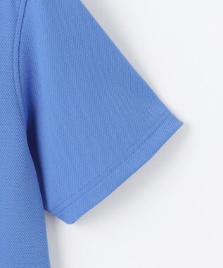23区GOLF 【MEN】ハニカムライトカノコメッシュ衿ポロ サックスブルー系