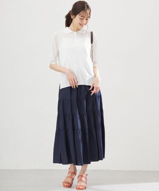 組曲 S シア－ニットポロ アイボリー系