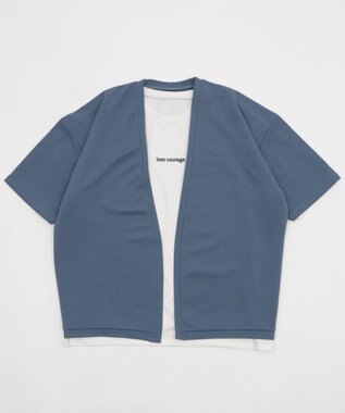 WEGO 【２点SET】アンサンブルカーディガン（5S） ブルー