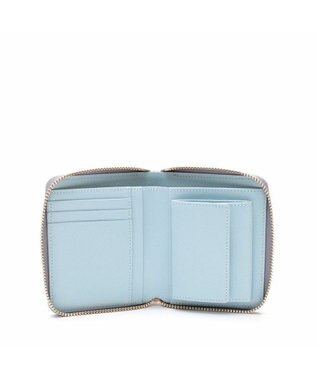 A.D.M.J. 【牛革】クロコ型押しスモールウォレット アルジェント