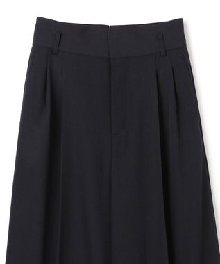 uncrave TWドビードスキン ワイドトラウザー ネイビー