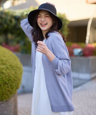 ANY ニットカーディガン サックス