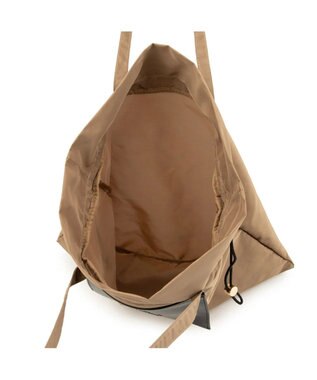 LANVIN en Bleu ポプリス ポケッタブルバッグ モカベージュ