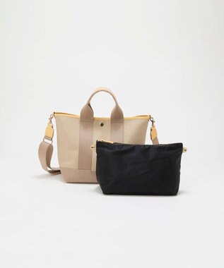 TOPKAPI 【Breath TOPKAPI】【26SS新色】SCOTCH GRAIN スコッチグレイントート バッグ M（ショルダー付き） ライトベージュ