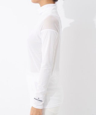 FILA GOLF／marie claire 【Marie claire sports】ハイネックメッシュアンダーシャツ ホワイト
