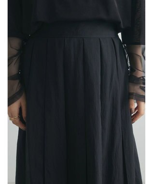 Green Parks armonia．フレアスカート Black