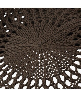 林八百吉商店 Jin no beat shi te cassie　つば広マニッシュネット編みハット カーキ