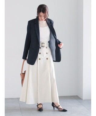 Te chichi シングルブレストテーラードジャケット《2026 spring catalog item》 ネイビー