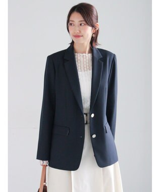 Te chichi シングルブレストテーラードジャケット《2026 spring catalog item》 ネイビー