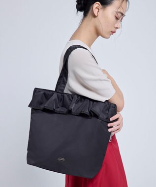 TOCCA 【TOCCA×岡崎紗絵コラボ・A4サイズ対応・一部カラー撥水】COLOR OF WAVES BAG バッグ ブラック系