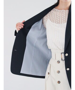 Te chichi シングルブレストテーラードジャケット《2026 spring catalog item》 ネイビー