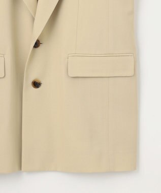 NAVE 【Nave・セットアップ可】ウールポリエステルツイルジャケット ベージュ系