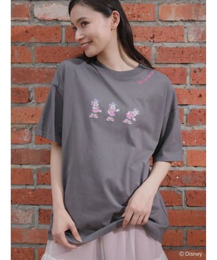 Green Parks ミッキーフレンド／体操プリント半袖ＴＥＥ Charcoal Gray