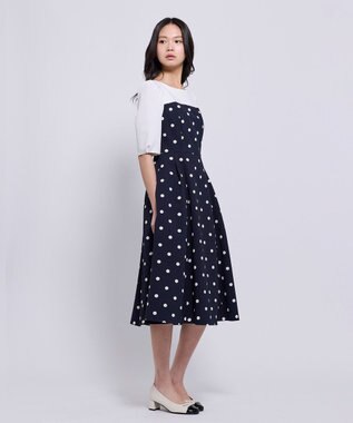 TOCCA RAIN GROW ドレス ネイビー系5