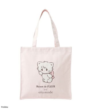 Maison de FLEUR Lil ala mode スクエアトートバッグ Light Pink