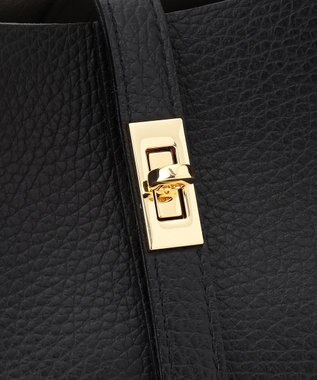 23区 【先行予約】VIOLAd'ORO シュリンクレザー 2WAY ハンドバッグ ブラック系