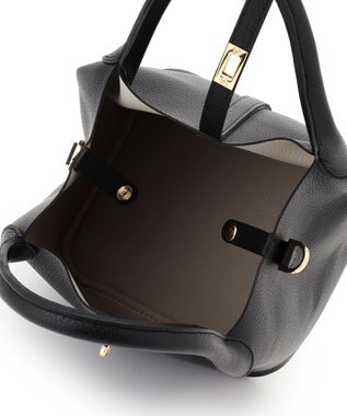 23区 【先行予約】VIOLAd'ORO シュリンクレザー 2WAY ハンドバッグ ブラック系