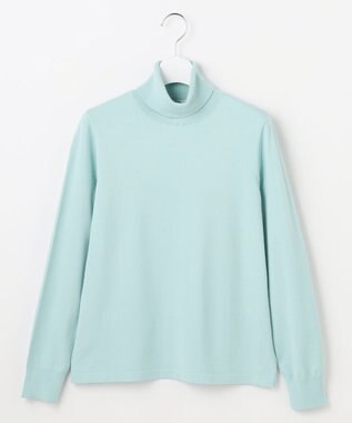 J.PRESS LADIES L 【人気のため新色追加】PRINCE タートルネック ニット ミント系