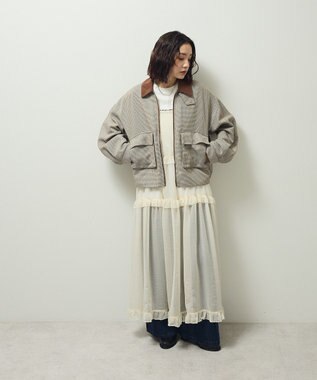 Green Parks ・Ｐｅｔｉｔ　Ｆｌｅｕｒ　シアーティアードキャミワンピ Ivory