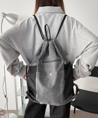 WEGO サイドメッシュポケットナップサック