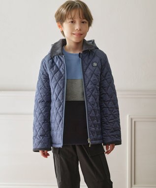 J.PRESS KIDS 【140-170cm】中綿 キルティングコート ブルー系