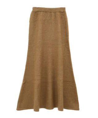 Green Parks ナローニットスカート Beige