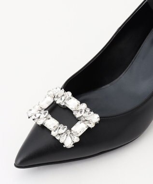 23区 【APPLAUDIR】ビジューパンプス ブラック系