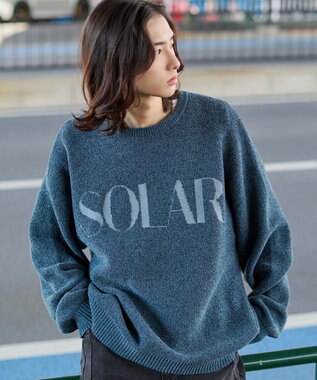 WEGO 【ユニセックス着用ITEM】ベロアモールグラフィックプルオーバー