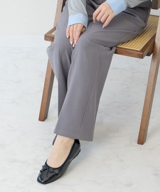 Bridget Birkin ＜3E＞【Bridget Birkin Walk】シンプルリボンバレエパンプス ブラックエナメル