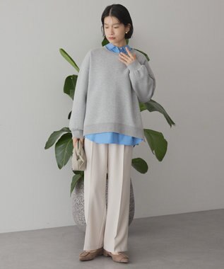 AMERICAN HOLIC サイドドットボタンポンチプルオーバー Light Gray Mixture