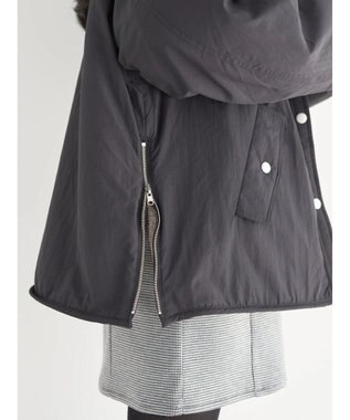 earth music&ecology リバーシブルボアブルゾン Mocha