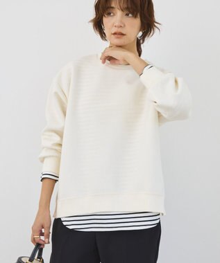 AMERICAN HOLIC サイドドットボタンポンチプルオーバー Ivory