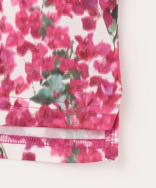 23区GOLF 【MEN】【接触冷感・UVケア・吸水速乾】ブーゲンビリア柄 ポロシャツ ピンク系5