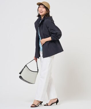 J.PRESS LADIES 【2way】Artirosa ショート丈 コート ネイビー系