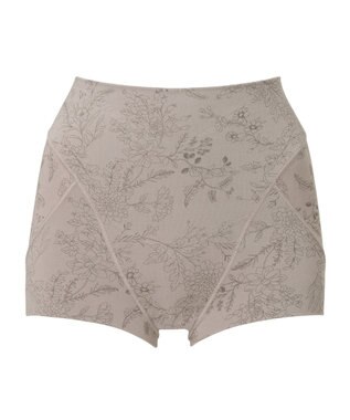 BRADELIS New York 【Yukine inc. 】ゆきねえ365綿混モアらくすっぽりショーツ23 フラワーモカグレー