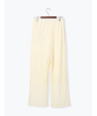 Te chichi カットレースイージーパンツ《2026 SUMMER LOOK item》 オフホワイト
