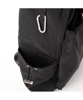 UNBILLION 【テレビ ドラマ着用アイテム】カシュカシュ cachecache / ドロスト刺繍リュック ブラック