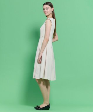 TOCCA 【00サイズあり】【宮本茉由さん着用】TIMELESS RHAPSODY ドレス ベージュ系