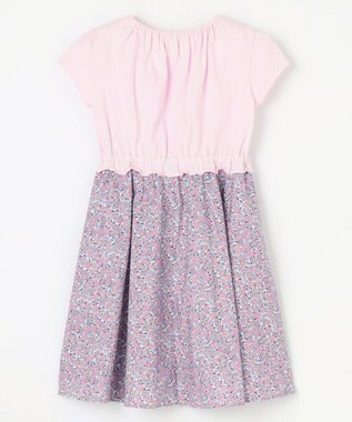 組曲 KIDS 【110-140㎝】ブルーアイドグラスドッキング ワンピース マカロンピンク系5