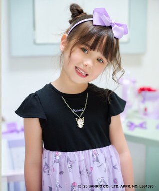ANY KIDS 【any FAM ×サンリオキャラクターズ】ネックレス風 ワンピース クロミ×ブラック