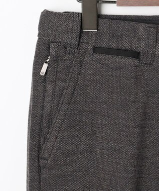 JOSEPH ABBOUD 【ウエストも伸びる！/暖かパンツ/オーガニックコットン使用】ライスコールストレッチパンツ グレー系