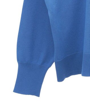 Green Parks 洗える　さがら刺しゅうロゴニットプル Blue