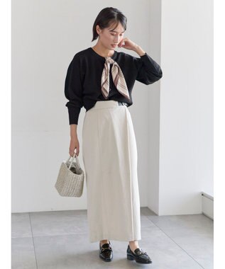 Te chichi 前後2WAYスウェットライクニット ブラック